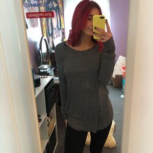 Black & White striped long sleeve